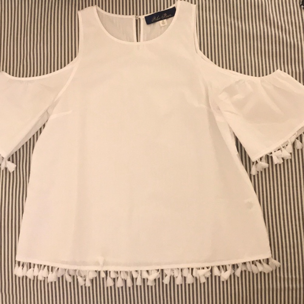 White Tassel Top